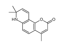 4,8,8-trimethyl-7H-pyrano[2,3-f]quinolin-2-one Structure