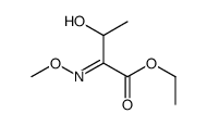 ethyl 3-hydroxy-2-methoxyiminobutanoate结构式