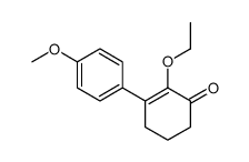 2-ethoxy-3-(4-methoxyphenyl)cyclohex-2-en-1-one结构式