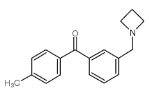 3-AZETIDINOMETHYL-4'-METHYLBENZOPHENONE structure