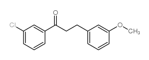 3'-CHLORO-3-(3-METHOXYPHENYL)PROPIOPHENONE structure