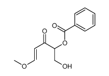 (1-hydroxy-5-methoxy-3-oxopent-4-en-2-yl) benzoate Structure