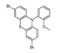 3,7-dibromo-10-(2-methoxyphenyl)phenothiazine结构式