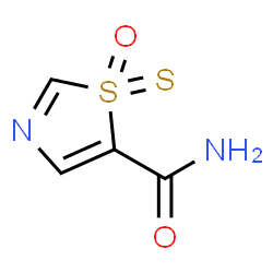 5-Thiazolecarboxamide,thio-,1-oxide (7CI) structure