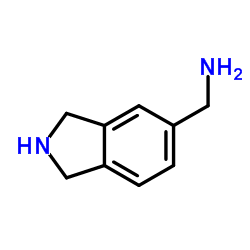 1-(2,3-Dihydro-1H-isoindol-5-yl)methanamine Structure