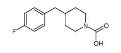 4-[(4-fluorophenyl)methyl]piperidine-1-carboxylic acid结构式