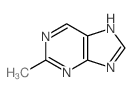 9H-Purine, 2-methyl-结构式