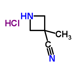 3-methylazetidine-3-carbonitrile hydrochloride Structure