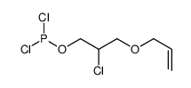 dichloro-(2-chloro-3-prop-2-enoxypropoxy)phosphane Structure