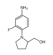 2-Pyrrolidinemethanol, 1-(4-amino-2-fluorophenyl) picture