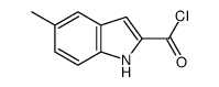 1H-Indole-2-carbonylchloride,5-methyl-(9CI) Structure