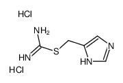 1H-imidazol-5-ylmethyl carbamimidothioate,dihydrochloride Structure