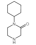 1-cyclohexylpiperazin-2-one structure