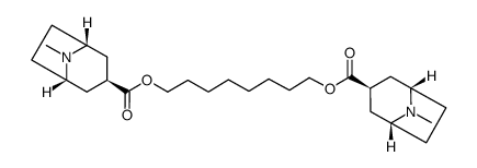 1,8-octanediol bis(tropane-3β-carboxylate) Structure