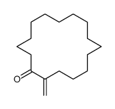 2-methylidenecyclohexadecan-1-one Structure