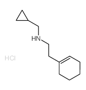 2-(1-Cyclohexen-1-yl)-N-(cyclopropylmethyl)-1-ethanamine hydrochloride结构式