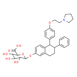 Lasofoxifene -D-Glucuronide Structure