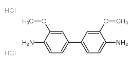 4-(4-amino-3-methoxy-phenyl)-2-methoxy-aniline dihydrochloride结构式