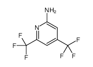 4,6-bis(trifluoromethyl)pyridin-2-amine structure