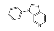 1-phenyl-1H-pyrrolo[2,3-c]pyridine结构式