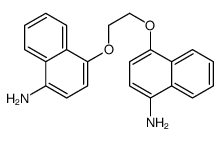 4-[2-(4-aminonaphthalen-1-yl)oxyethoxy]naphthalen-1-amine Structure