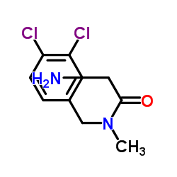 N-(3,4-Dichlorobenzyl)-N-methylglycinamide结构式