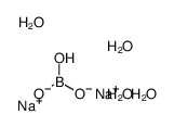 四水硼砂结构式