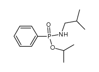 N-isobutyl O-isopropyl phenylphosphonic acid amide结构式