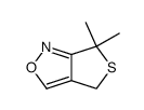 4H,6H-Thieno[3,4-c]isoxazole,6,6-dimethyl-(9CI) structure