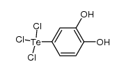 3,4-dihydroxyphenyltellurium trichloride Structure