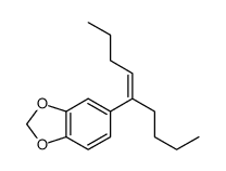 5-[(E)-non-4-en-5-yl]-1,3-benzodioxole结构式