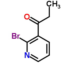 1-(2-Bromo-3-pyridinyl)-1-propanone结构式