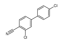 2-chloro-4-(4-chlorophenyl)benzonitrile structure