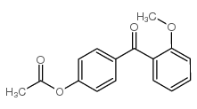 4-ACETOXY-2'-METHOXYBENZOPHENONE structure