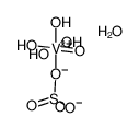 vanadyl sulfate hydrate structure