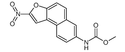 methyl N-(2-nitrobenzo[e][1]benzofuran-7-yl)carbamate结构式