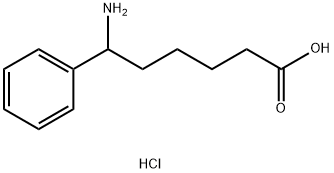 6-氨基-6-苯基己酸盐酸结构式