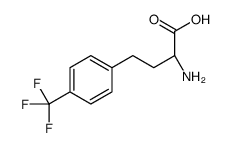 (2S)-2-amino-4-[4-(trifluoromethyl)phenyl]butanoic acid结构式