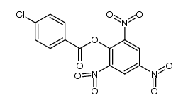 2,4,6-trinitrophenyl p-chlorobenzoate Structure