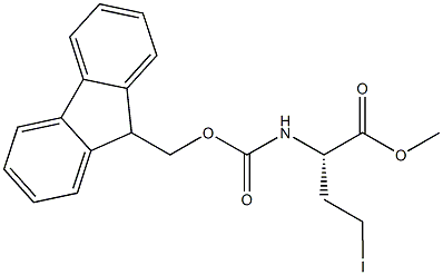 (S)-N-Fmoc-γ-Iodo-Abu-OMe结构式