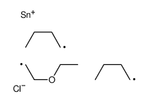 dibutyl-chloro-(2-ethoxyethyl)stannane结构式