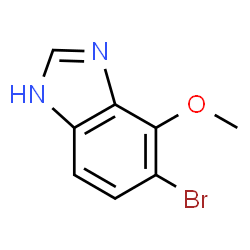 6-Bromo-7-methoxy-1H-benzo[d]imidazole Structure