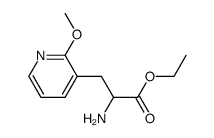 ethyl 3-(2-methoxy-3-pyridinyl)alaninate Structure