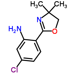 5-Chloro-2-(4,4-dimethyl-4,5-dihydro-1,3-oxazol-2-yl)aniline结构式