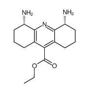 meso-4,5-diamino-1,2,3,4,5,6,7,8-octahydro-9-acridinecarboxylic acid ethyl ester结构式