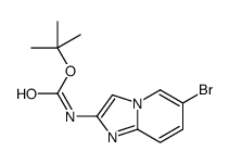 tert-butyl N-(6-bromoimidazo[1,2-a]pyridin-2-yl)carbamate结构式