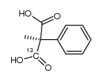 (R)-2-methyl-2-phenylmalonic-1-13Cacid结构式