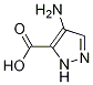 4-氨基-2H-吡唑-3-甲酸结构式