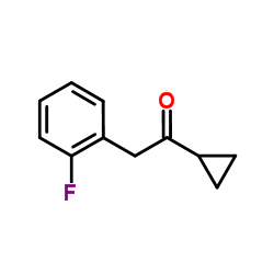 Cyclopropyl 2-fluorobenzyl ketone Structure