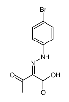 2-[(4-bromophenyl)hydrazinylidene]-3-oxobutanoic acid结构式